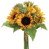 Allstate Sunflower Bouquet Yellow/Gold 17" - Artificial Flowering Plants Silk