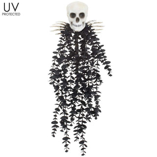 UV Skull Eucalyptus Hanging Bush 20"