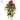 Allstate UV Geranium Hanging Bush Red 32" - Artificial Flowering Plants Silk