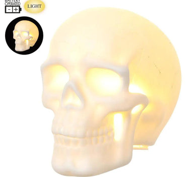 Allstate Skull Light White 3" - Seasonal & Holiday Decorations Merchandise