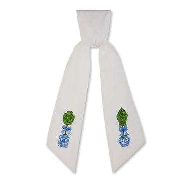 RAZ Chinoiserie Topiary Wreath Sash 60" - Wreaths & Garlands Wreath Sash