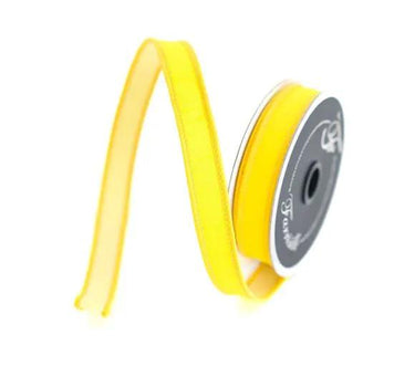Farrisilk Color Fusion Yellow Wired Ribbon .75"W X 10Yd - Ribbon