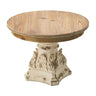 A&B Cream-Brown Wooden Table Top Riser 10.5" x 7.5" - Decorative Trays Merchandise