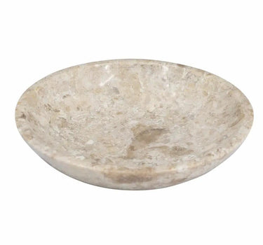 A&B Cream Marble Decorative Bowl 6" x 6" - Decorative Bowls Merchandise