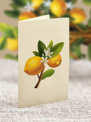 Lemon Blossom Tree Pop-Up Greeting Card