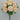 Golden Bell Dahlia Bush Peach 19" - Artificial Flowering Plants Silk