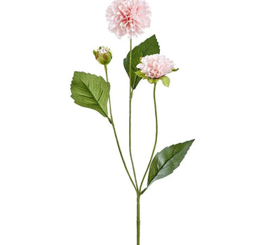 Allstate Dahlia Spray Two-Tone Pink 20" - Artificial Flowering Plants Silk