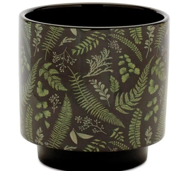 Melrose Dark Floral Container (2 Sizes) - Vases Merchandise