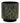Melrose Dark Floral Container (2 Sizes) - Vases Merchandise