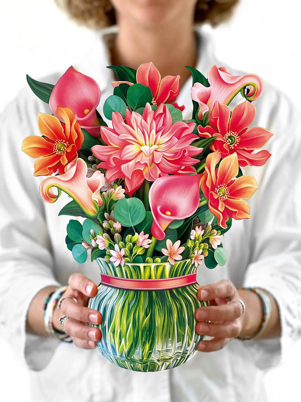 FreshCut Paper LLC Dear Dahlia Pop-up Greeting Card - Greeting Cards Merchandise