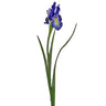 Regency Dutch Iris Spray Blue 25" - Artificial Flowering Plants Silk