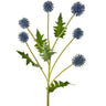 Regency Echinops Spray Blue 24" - Artificial Flowering Plants Silk