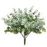 Allstate Eucalyptus Bush Frosted Green 13.5" - Artificial Shrubs Silk