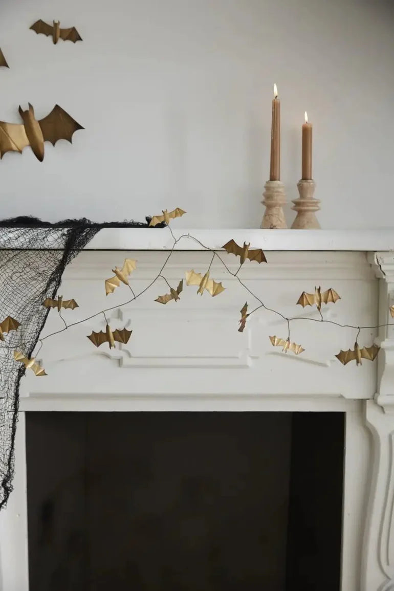 Halloween ribbon garland and wreath supplies from Evergreen