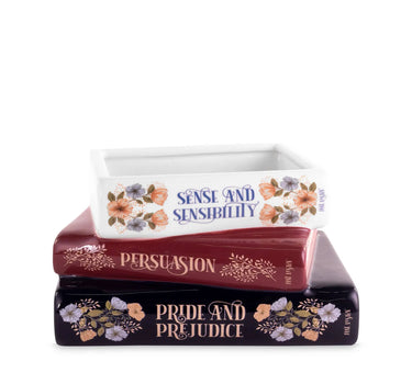 Steel Mill and Co. Jane Austen Stacked Books Planter - Vases Merchandise