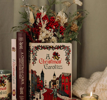 A Christmas Carol Large Book Vase