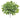 Allstate Fat Acuba Bush Light Green 18" - Artificial Non-Flowering Plants Silk