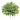 Allstate Fat Acuba Bush Light Green 18" - Artificial Non-Flowering Plants Silk