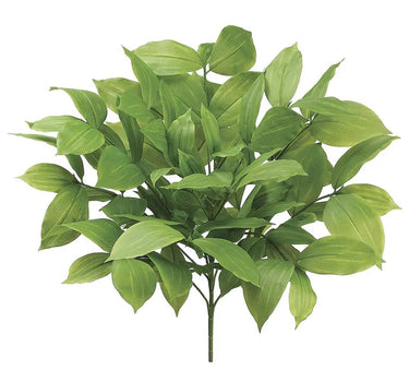 Allstate Fat Acuba Bush Light Green 18" - Artificial Non-Flowering Plants Silk