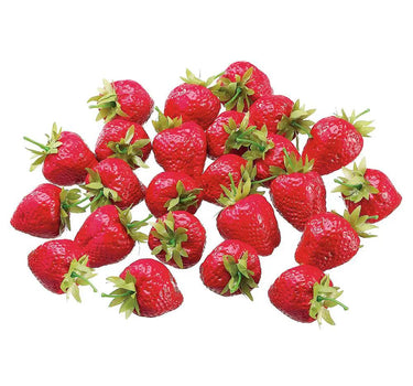 Allstate Faux Strawberry 1.75" x 1.75" - Artificial Food Merchandise
