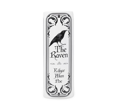 The Raven Large Book Vase White 5.5" W x 8"H