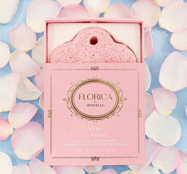 Spongelle Florica Collection Body Buffer Jude Rose 4Oz - Bath & Body Bath & Body