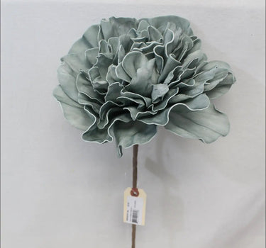 Supreme Foam Flower Stem Blue 30" - Artificial Flowering Plants Silk