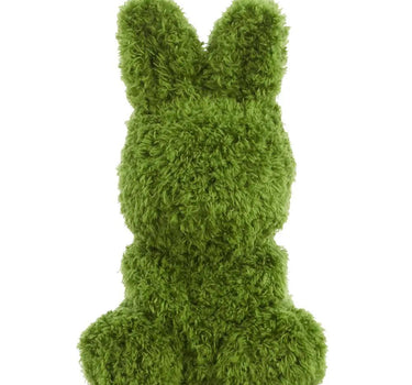 Allstate Furry Moss Bunny Figurine Green 7.5" - Figurines Merchandise