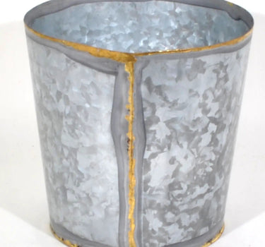 SNK Galvanized Metal Pot Small 5" x 5" x 6" - Pots Merchandise