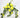 GSC Geranium Hanging Bush Yellow x12 - Artificial Flowering Plants Silk