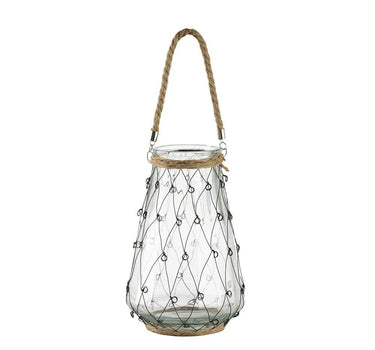 A&B Glass Wire Teardrop Vase 8.5"D x 12.6" - Vases Merchandise