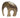 A&B Gold Abstract Elephant Figurine 7.5" x 8" - Figurines Merchandise