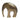 A&B Gold Abstract Elephant Figurine 7.5" x 8" - Figurines Merchandise