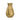 A&B Gold Aluminum Scalloped Vase 6.5"x 10.5" - Uncategorized Merchandise