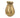 A&B Gold Aluminum Scalloped Vase 6.5"x 10.5" - Uncategorized Merchandise