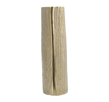 A&B Gold Aluminum Trunk Vase 6" x 2.5" x 10" - Vases Merchandise