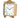 Deco Marché Gold Metal Scroll Antique Style Decorative Clock 6" x 3" x 8" - Desk Clocks Merchandise