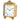Deco Marché Gold Metal Scroll Antique Style Decorative Clock 6" x 3" x 8" - Desk Clocks Merchandise