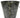 SNK Gray-Gold Metal Pot 10" x 7" x 9" - Uncategorized Merchandise