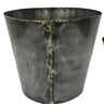 SNK Gray-Gold Metal Pot 10" x 7" x 9" - Uncategorized Merchandise