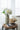 A&B Green Ceramic Floral Print Vase 15.5" - Vases Merchandise