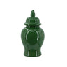 A&B Green Ceramic Ginger Jar 6.3"D x 12" - Decorative Jars Merchandise