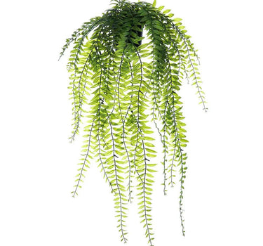 Allstate Hanging Sword Fern in Plastic Pot 25" - Artificial Non-Flowering Plants Silk