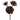 Allstate Hen And Chicks Stem Burgundy 10" - Artificial Non-Flowering Plants Silk