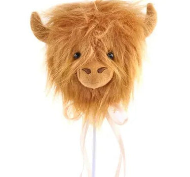 Highland Cow Head Pick 17" - Evergreen Home and Floral