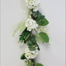 Supreme Hydrangea/Willow Garland 6' - Garlands Silk