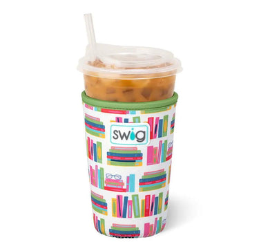 Swig Iced Cup Coolie 22oz- Book Club - Cup Sleeves Merchandise