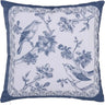 Special T Blue/White Birds Pillow - Uncategorized Merchandise