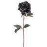 Allstate Black Magic Rose Stem Black 21.5" - Artificial Flowering Plants Silk