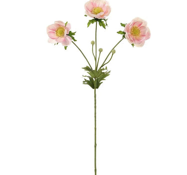 Allstate Wild Anemone Spray Pink 29" - Uncategorized Silk